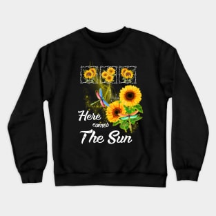 Here Comes the Sun Graphic Crewneck Sweatshirt